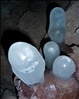 Stalagmites - Crystal Ice Cave, Lava Beds National Monument